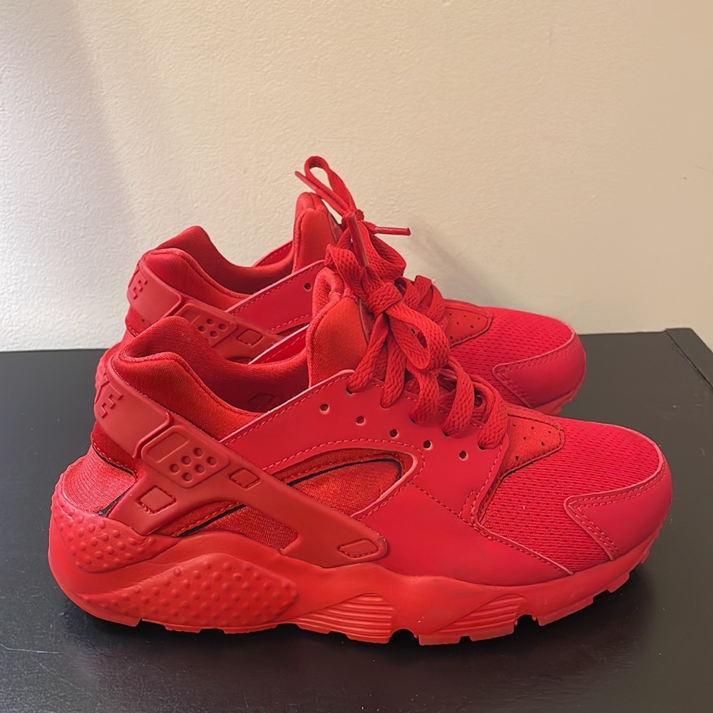 Big Kid's Nike Huarache Run University Red